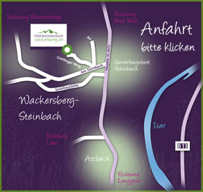 Anfahart zum Greilinger Weg in Wackersberg-Steinbach